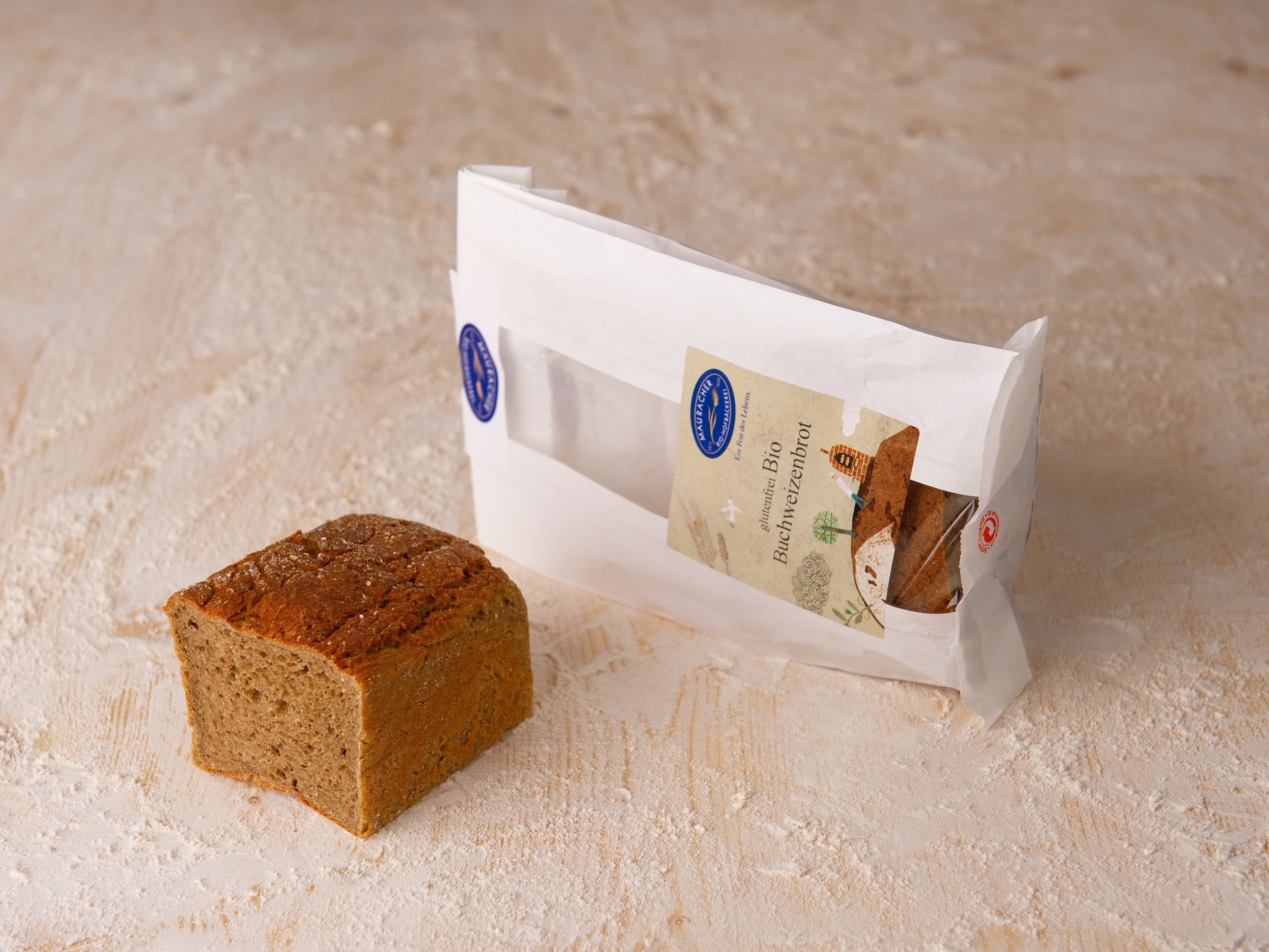 Buchweizenbrot glutenfrei 300g