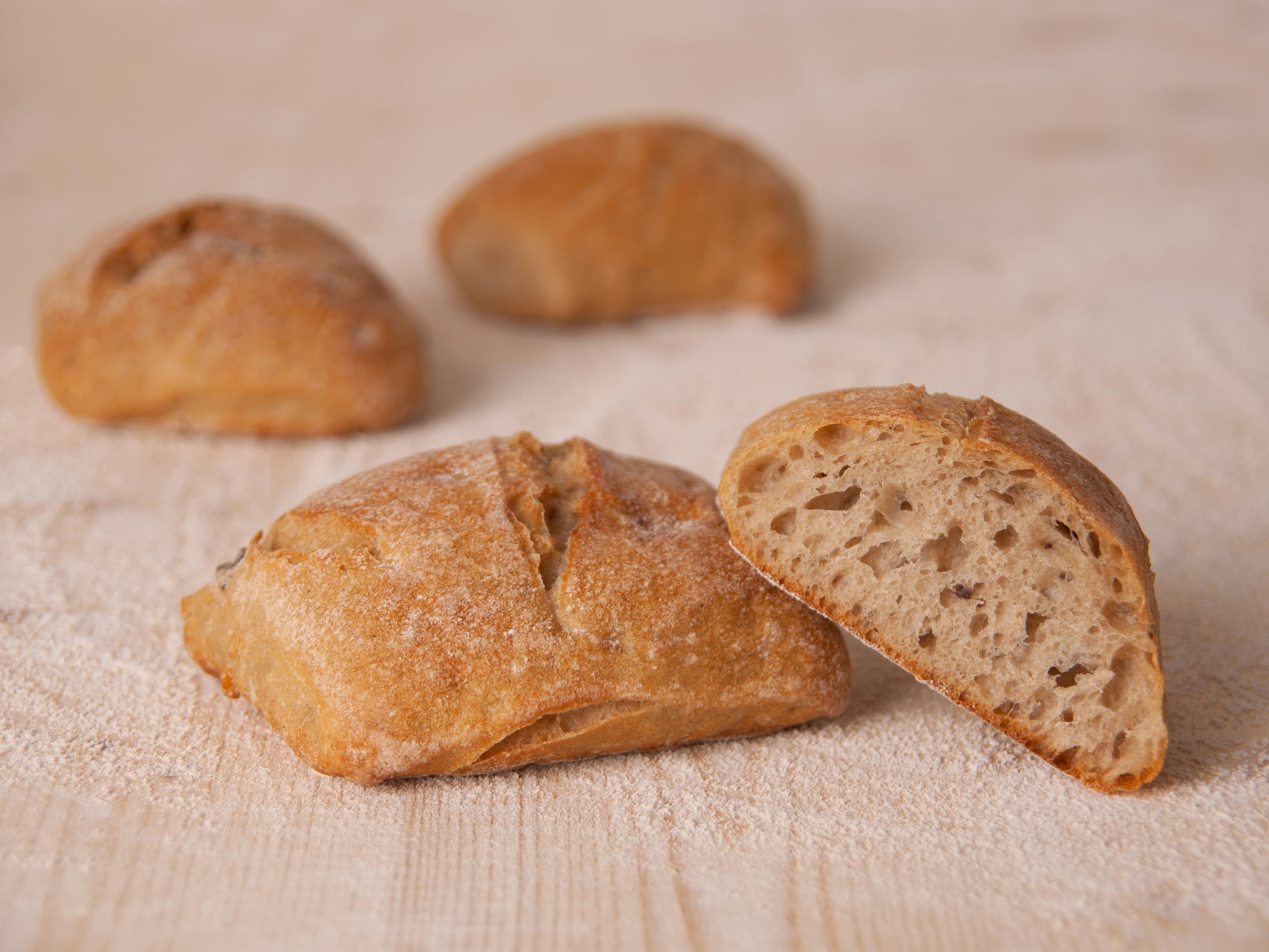 Ciabatta klein mit Oliven BACK' MICH! 120g