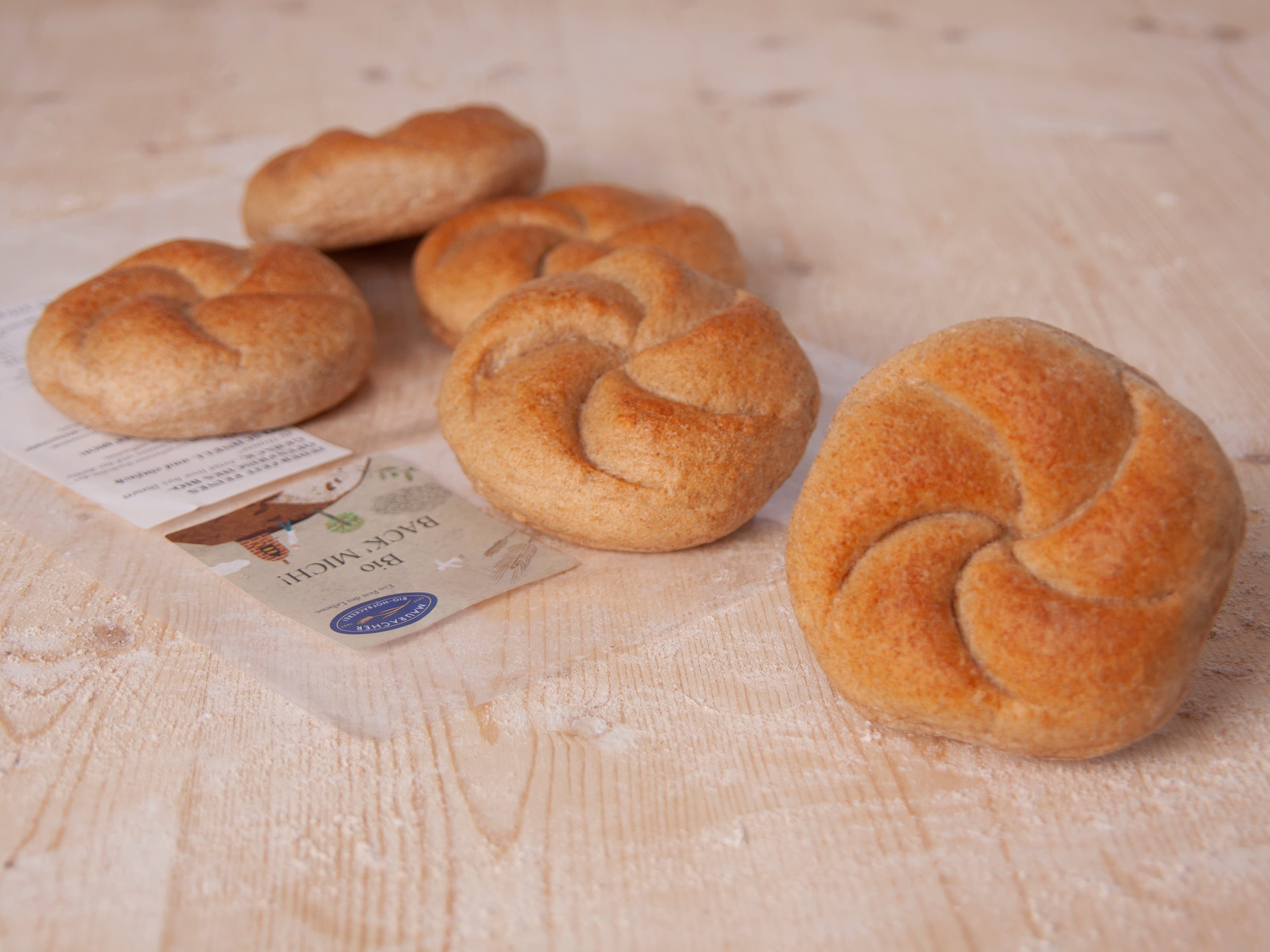 BACK' MICH! Bio Kaiser Vollkorn 55g 5 Stk