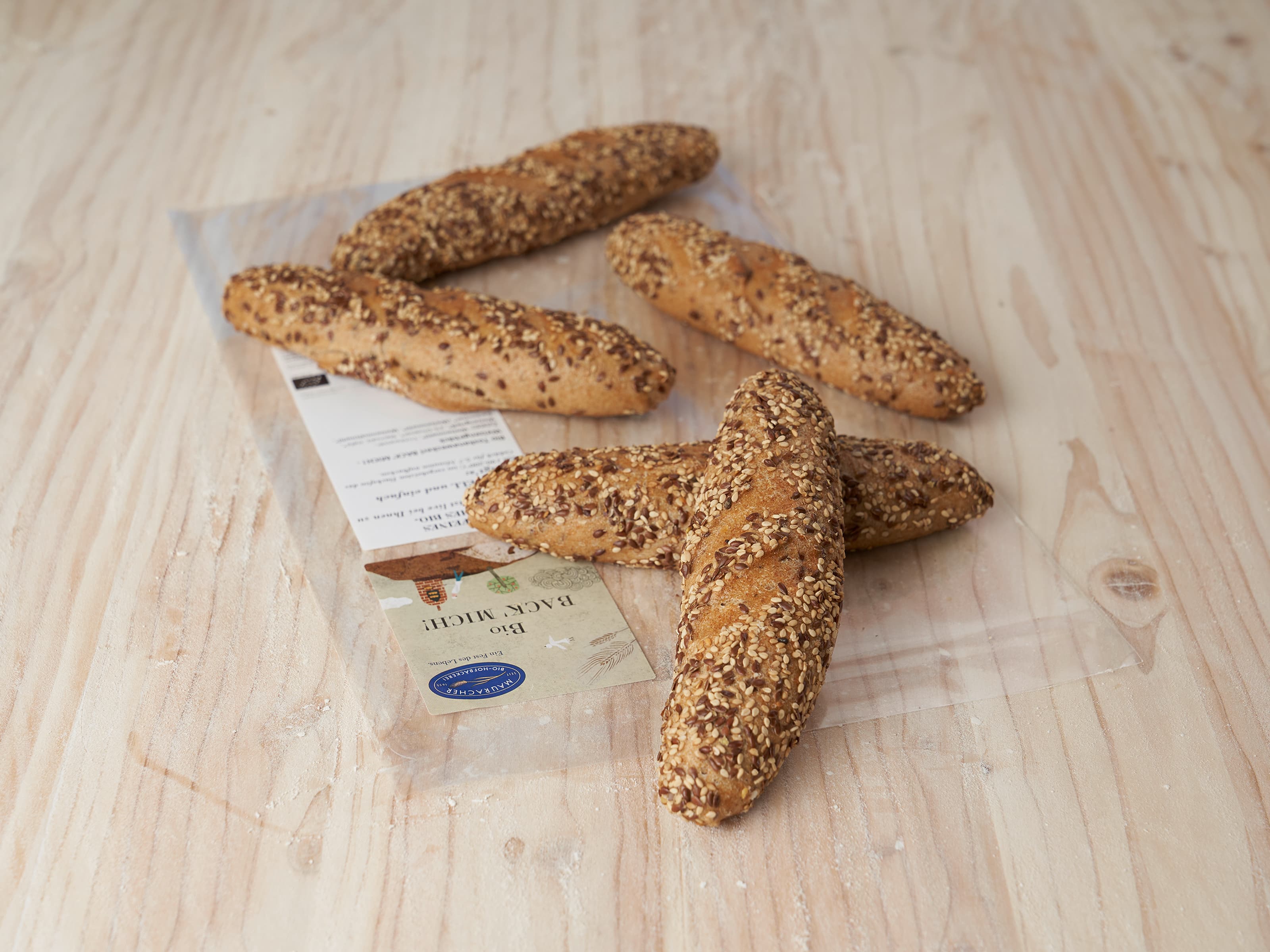 BACK' MICH! Leinsamenspitz Vollkorn 75g 5 Stk