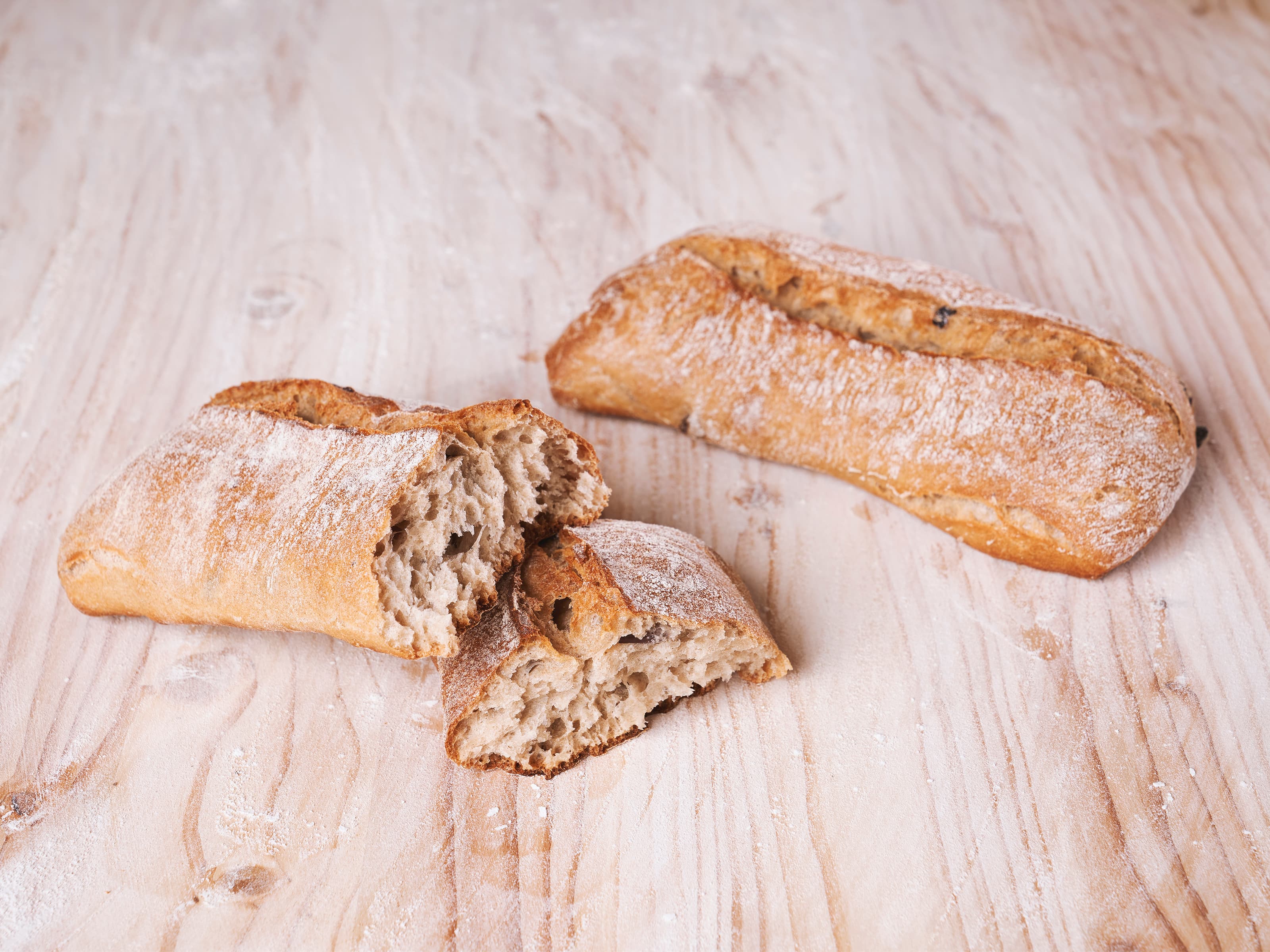 Ciabatta groß mit Oliven 320g