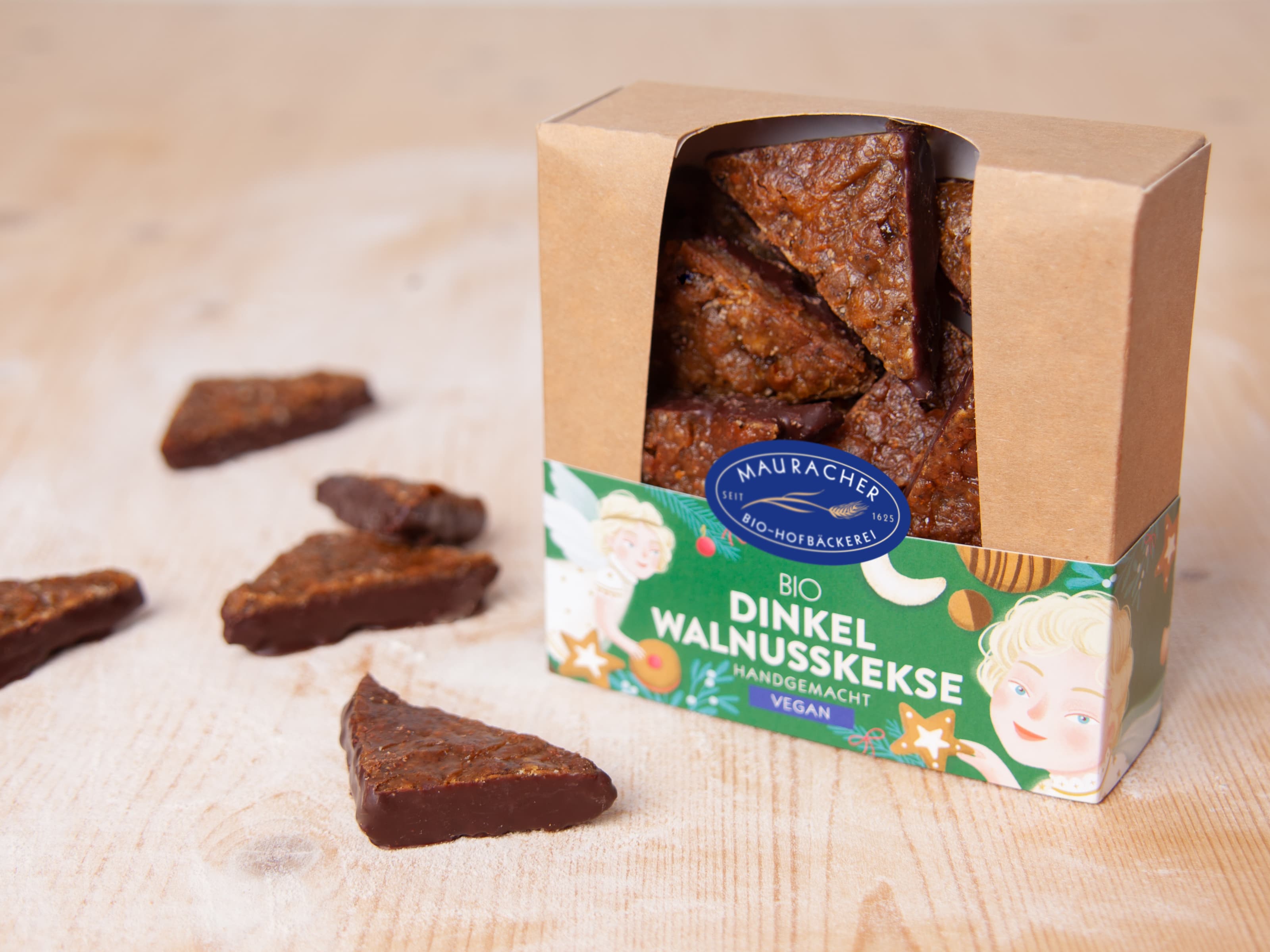 Dinkel Walnusskekse vegan klein 220g