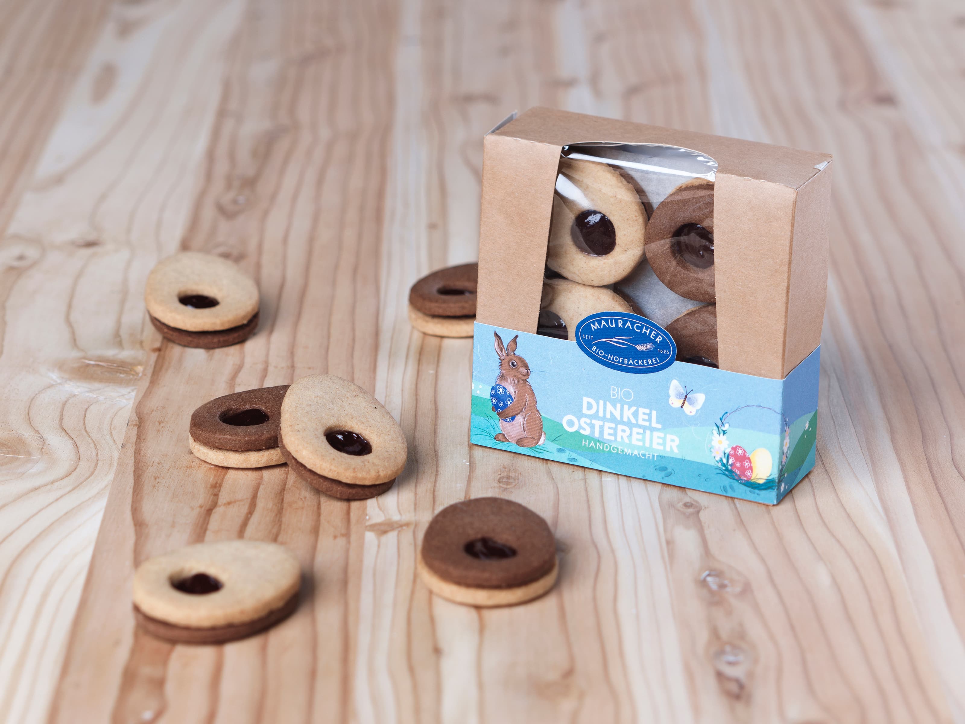 Dinkel Ostereier 150g verpackt