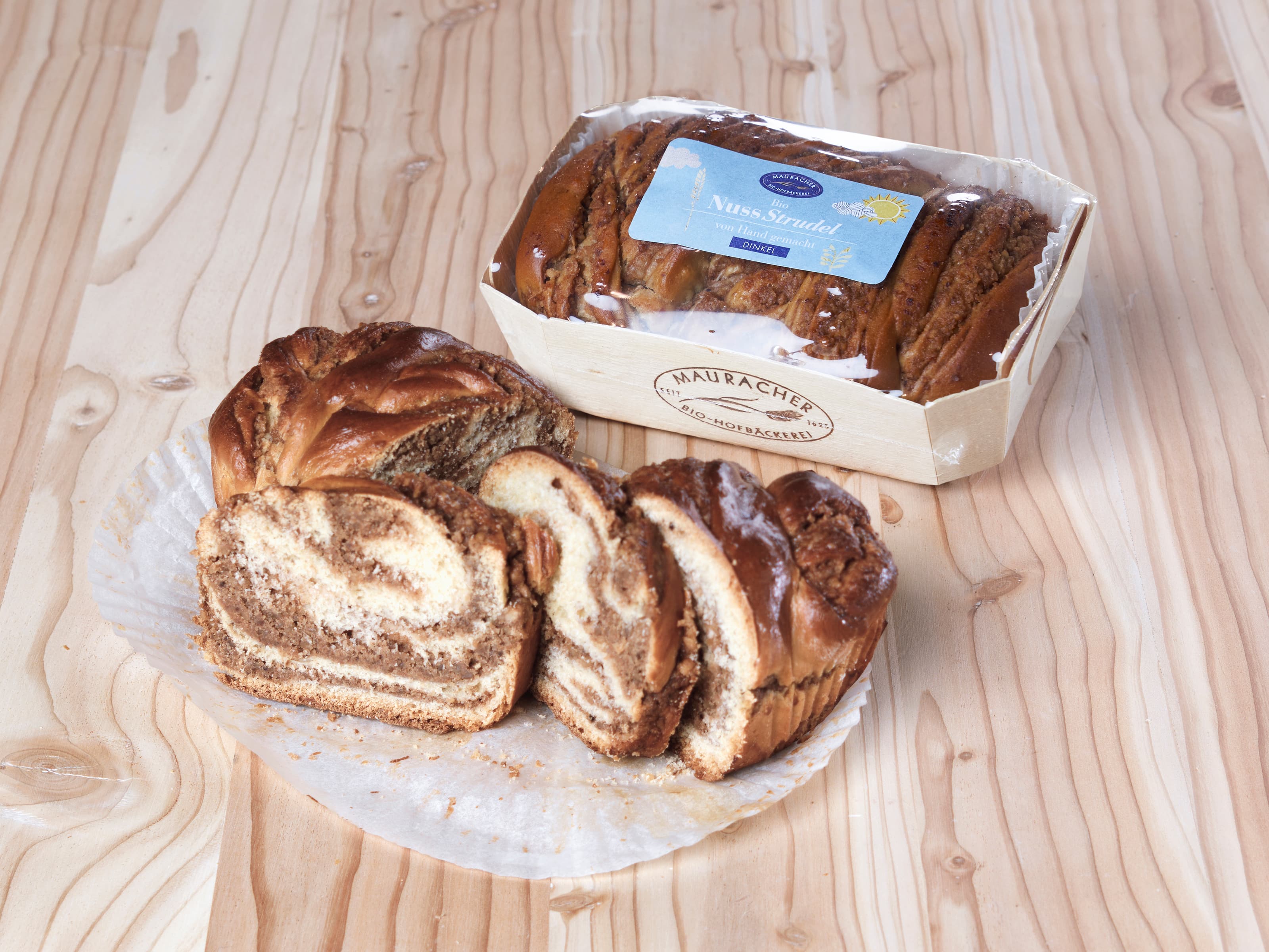 Dinkel Nussstrudel 440g foliert