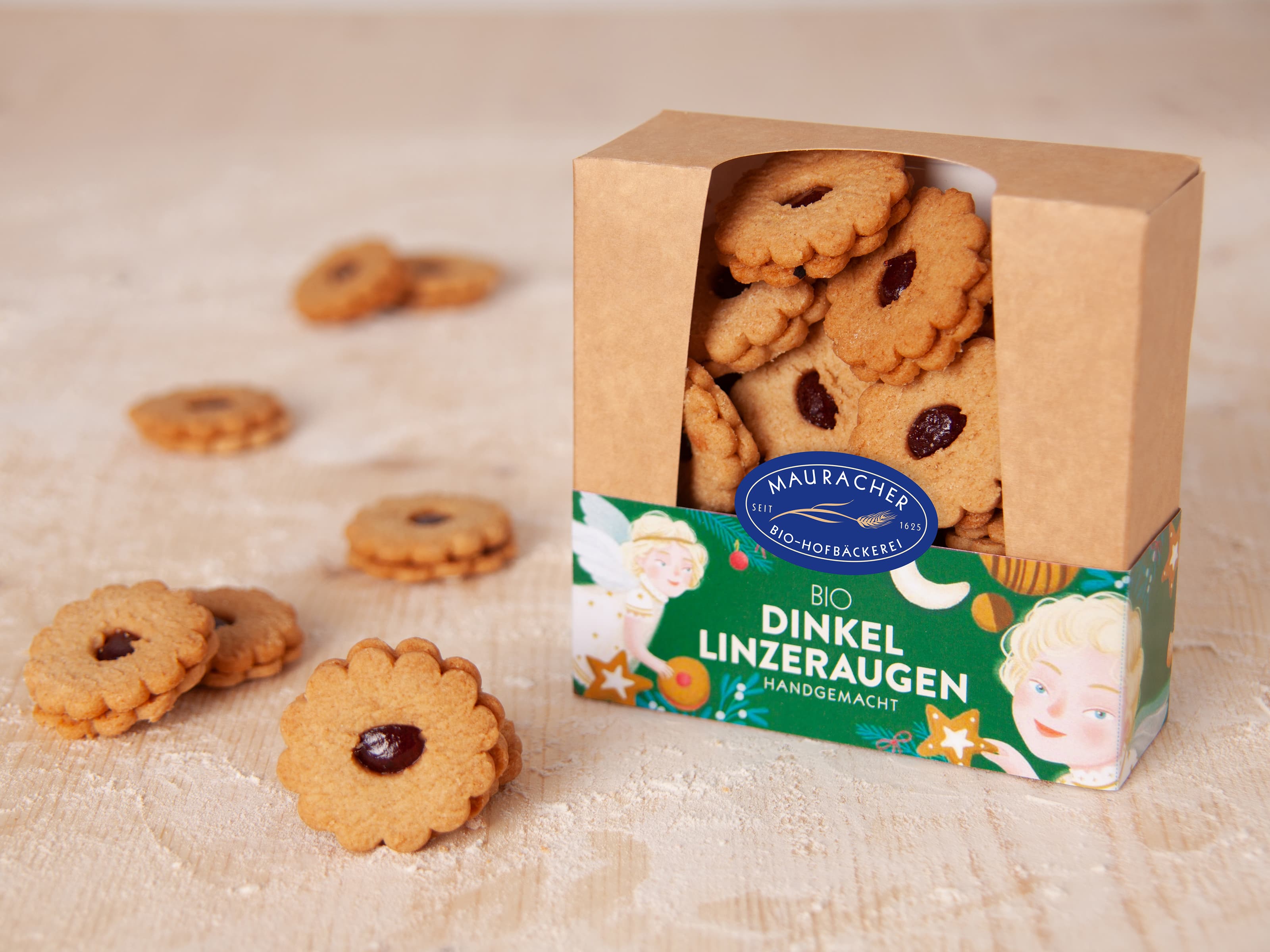 Dinkel Linzeraugen 150g