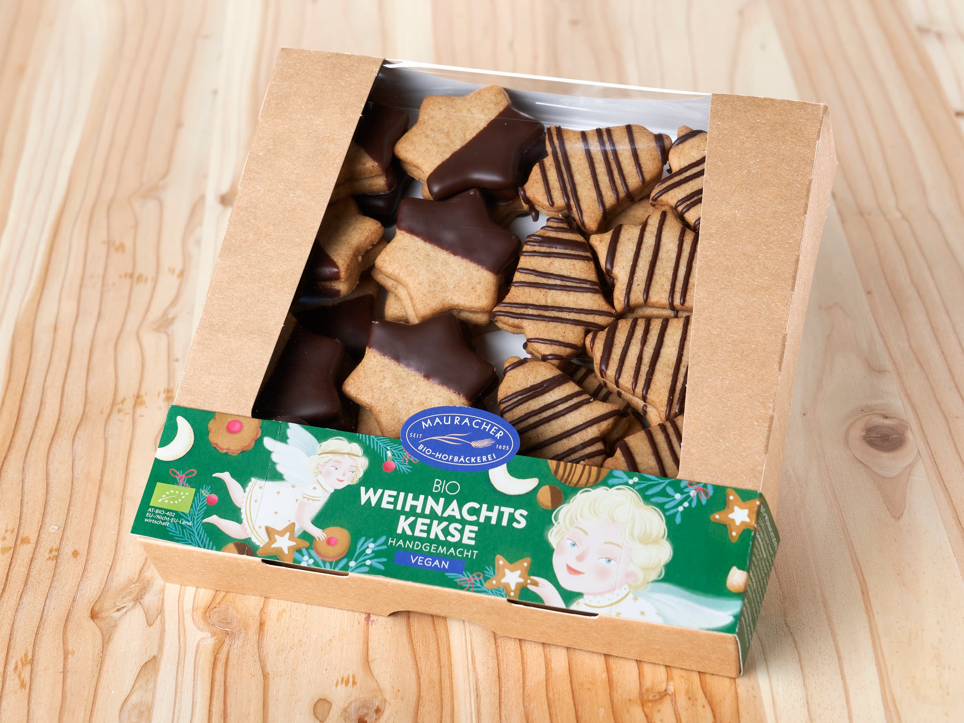 Vegane Weihnachtskekse gemischt 500g
