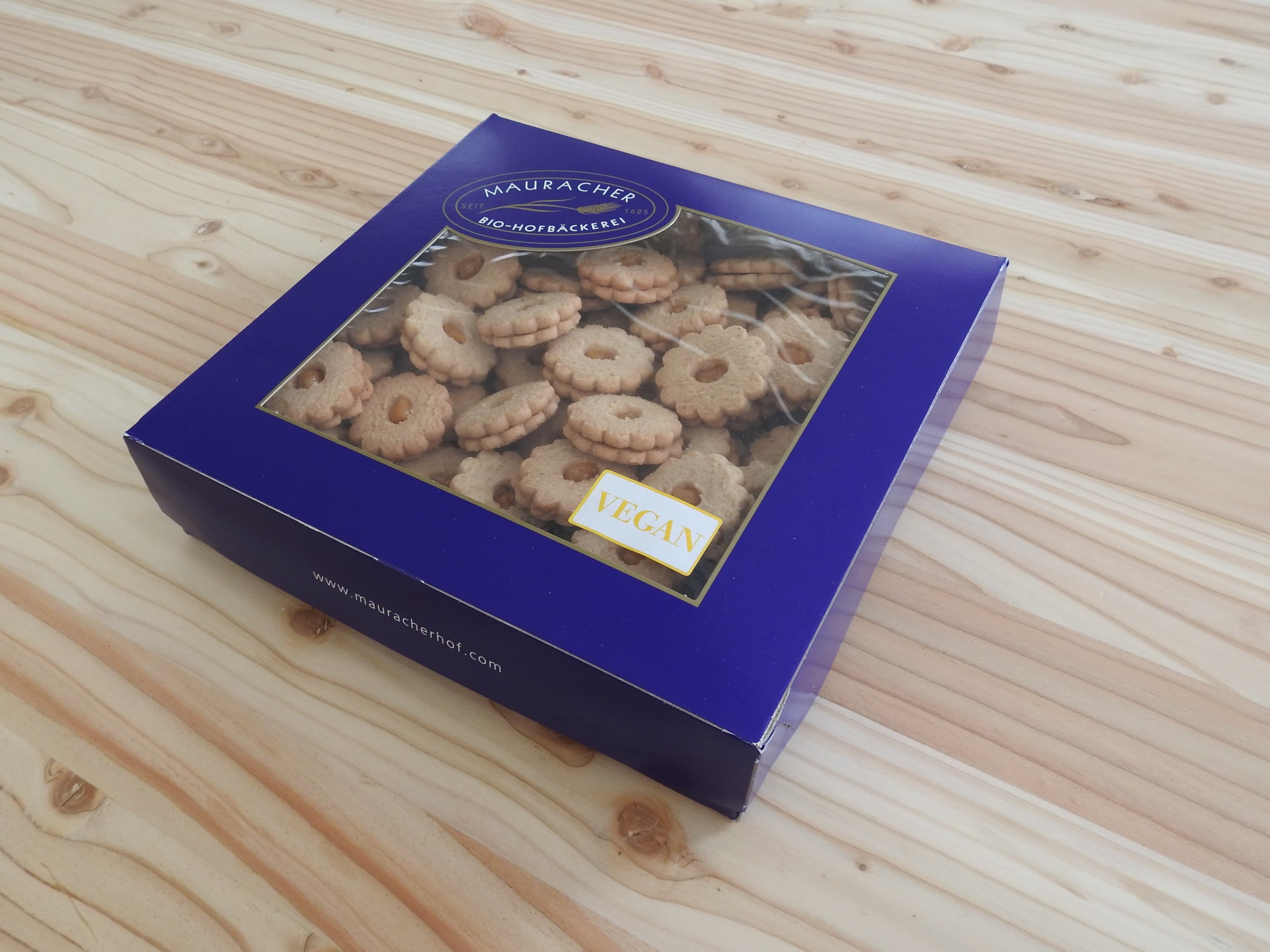 Dinkel Linzeraugen vegan klein 1kg