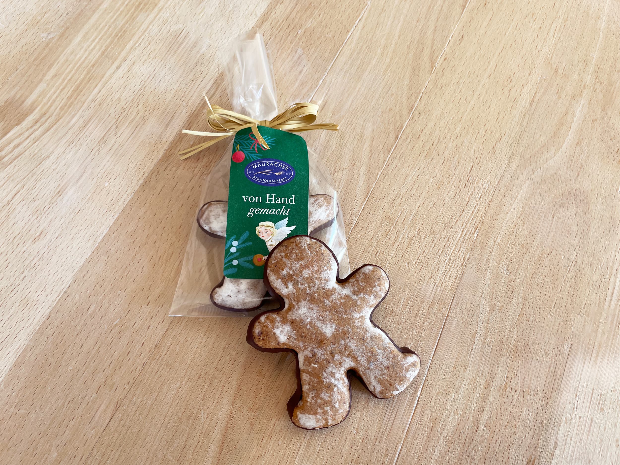 Dinkel Lebkuchenmann verpackt